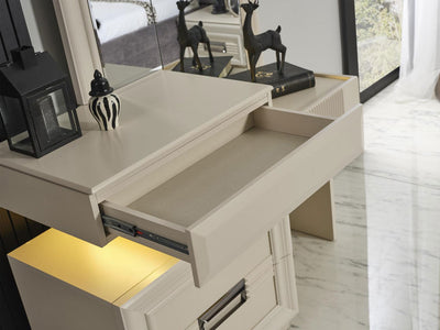 Lena 4 Drawer Dresser With Mirror