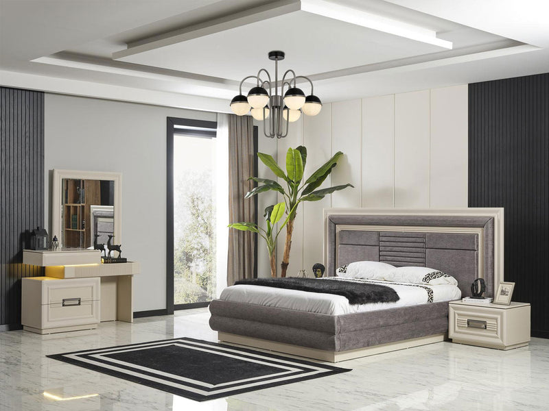 Lena 4 Drawer Dresser With Mirror