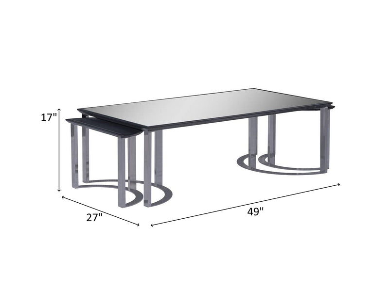 Leon 49" Wide Coffee Table