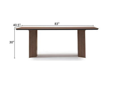 Lizbonar 83" Wide 6-8 Person Dining Table