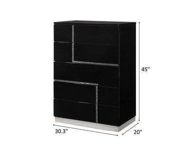 Lucca 30.3" Wide 5 Drawer Chest