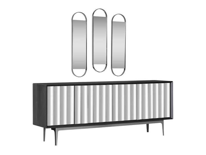 Luca 86.5" Wide Buffet With Mirror