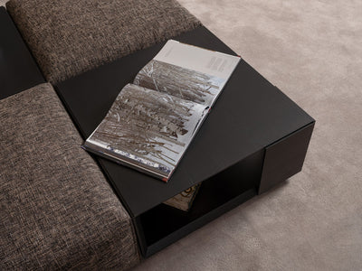 Luca Coffee Table With Pouf