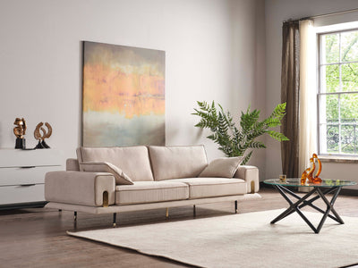 Luccas Gold Living Room Set