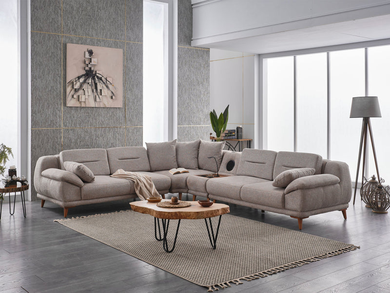 Luzzo 114" Wide Modular Sectional