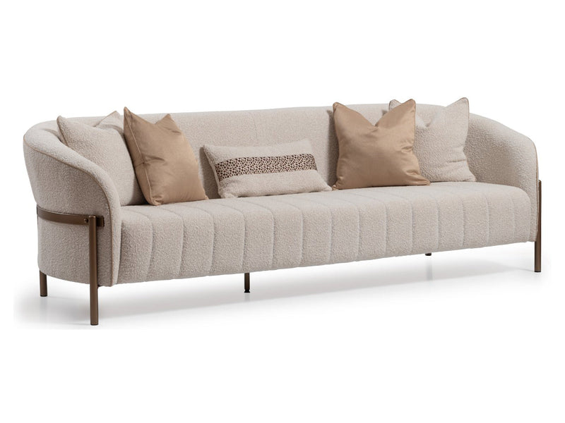 Lyon 98" Wide Recessed Arm Sofa