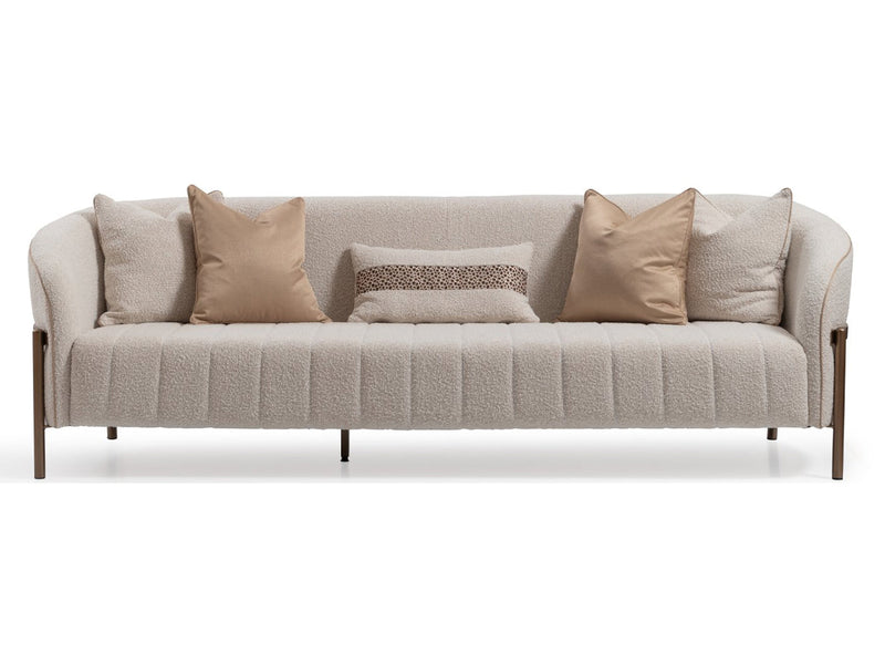 Lyon 98" Wide Recessed Arm Sofa