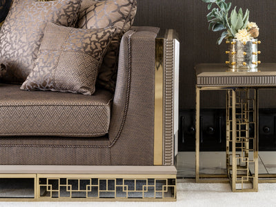 Versacem Gold Legs Sofa