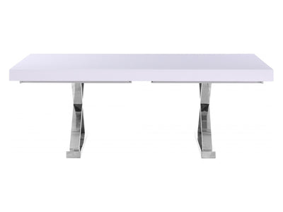 Excel 124" / 84" Wide Extendable 12 Person Dining Table