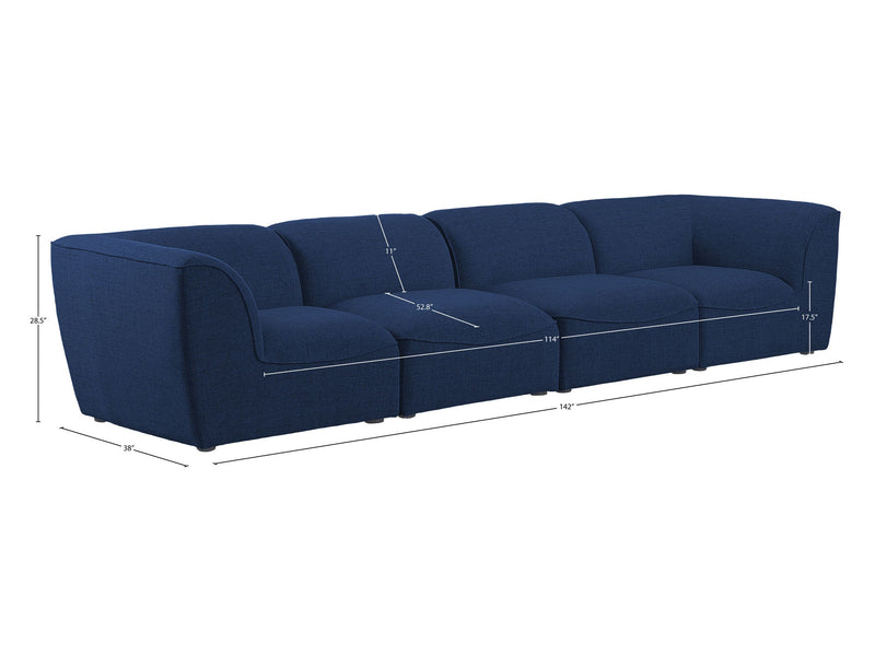 Miramar 109" Wide Modular Sofa