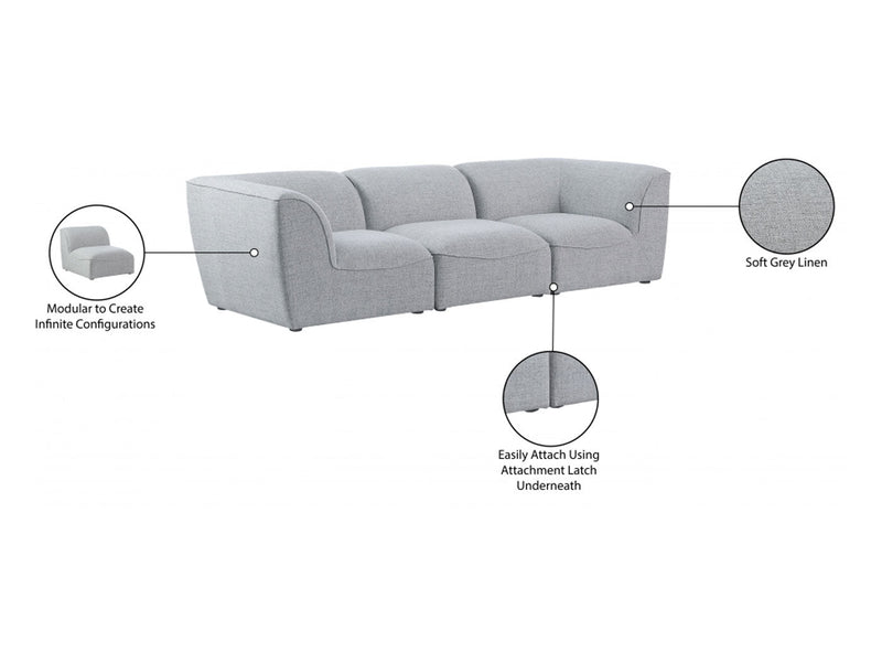 Miramar 109" Wide Modular Sofa