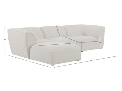 Miramar 109" Wide Modular Sofa