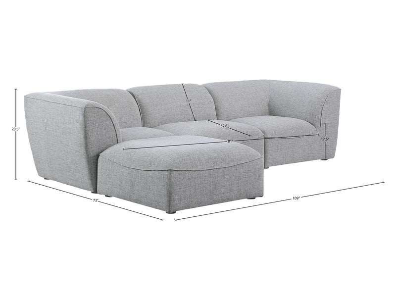 Miramar 109" Wide Modular Sofa