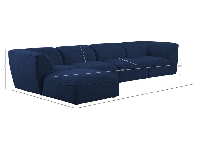 Miramar 109" Wide Modular Sofa