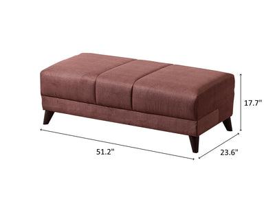 Midas 92.1" Wide Square Arm Convertible Sectional