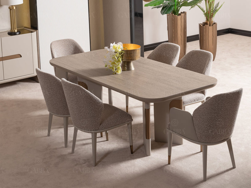 Milanom 6 Person Dining Room Set