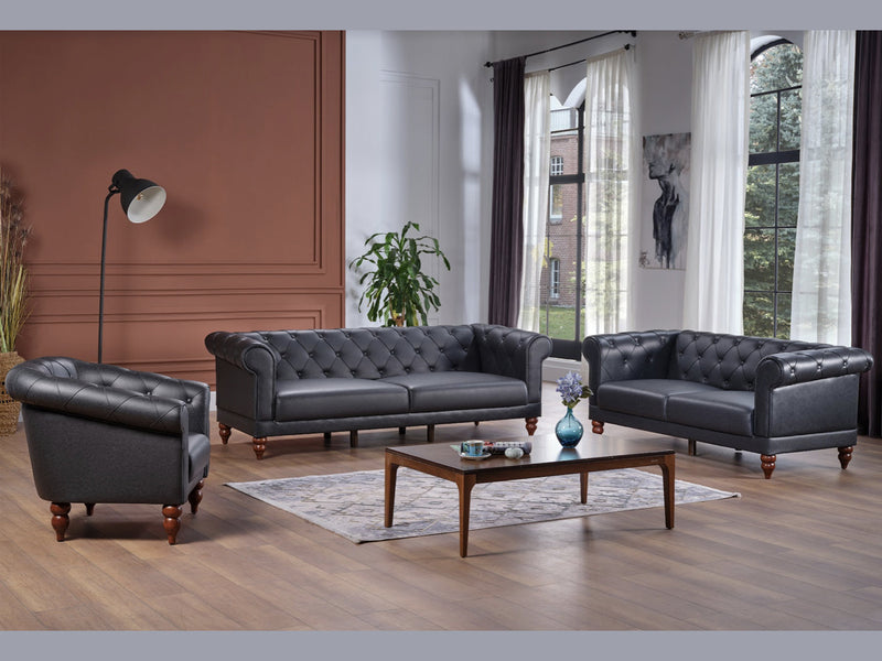 Muse 90.6" Wide Tufted Convertible Sofa