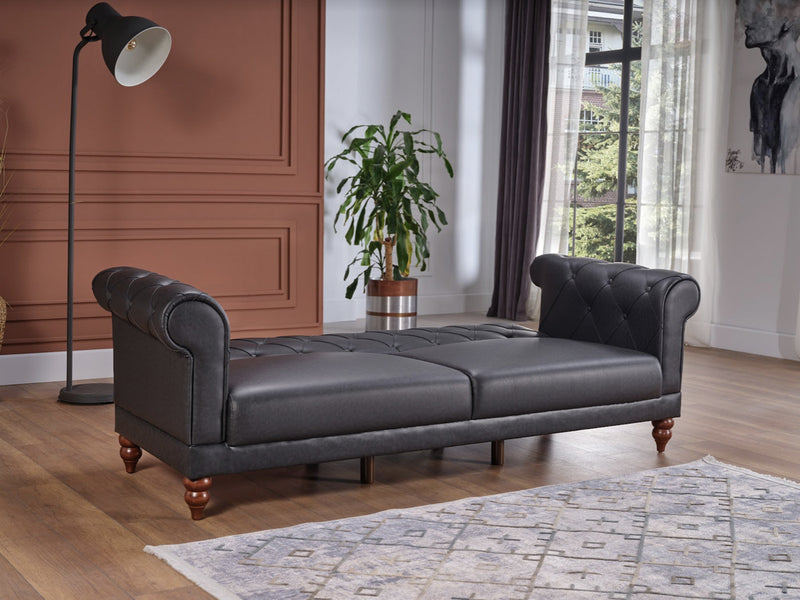Muse 90.6" Wide Tufted Convertible Sofa