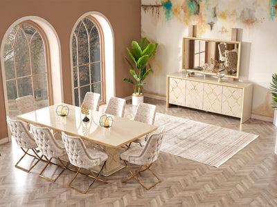 Napoli 8 Person Dining Room Set