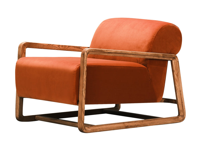 Natura Wooden Leg Armchair