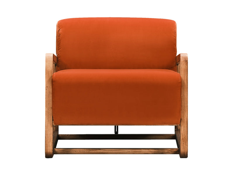 Natura Wooden Leg Armchair