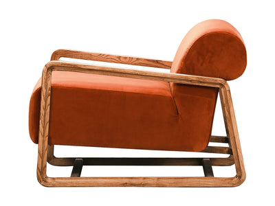 Natura Wooden Leg Armchair