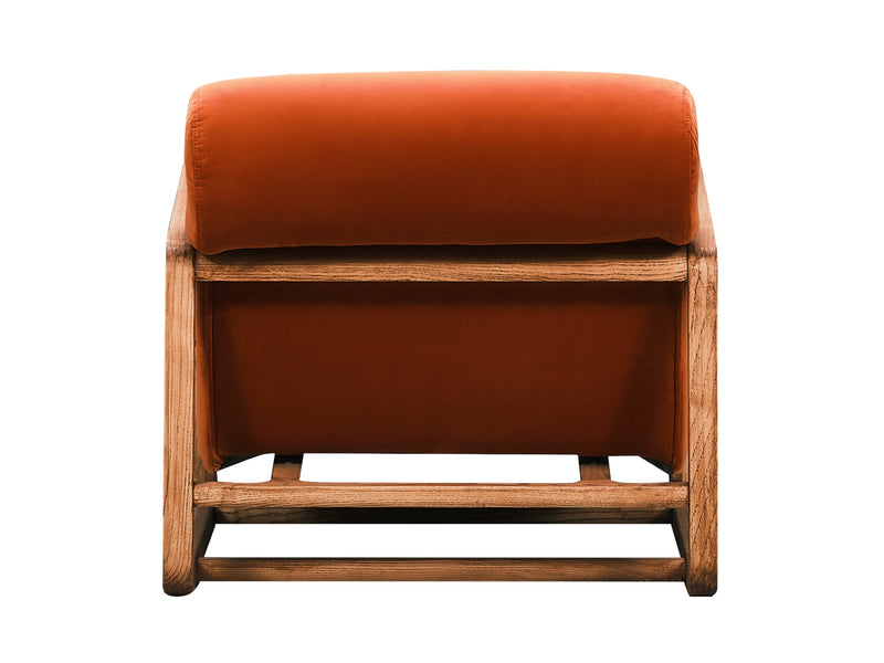 Natura Wooden Leg Armchair