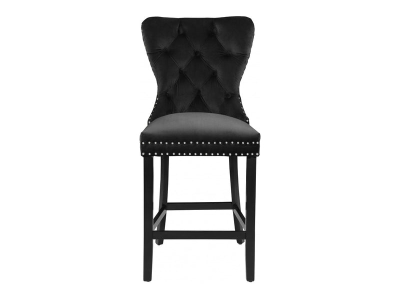 Nikki Velvet Bar Stool (Set of 2)