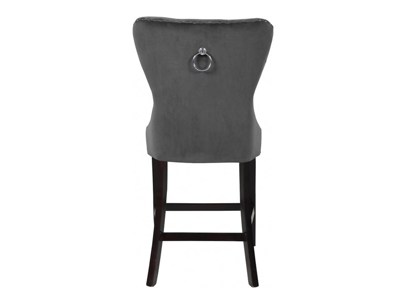 Nikki Velvet Bar Stool (Set of 2)