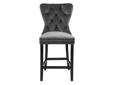 Nikki Velvet Bar Stool (Set of 2)