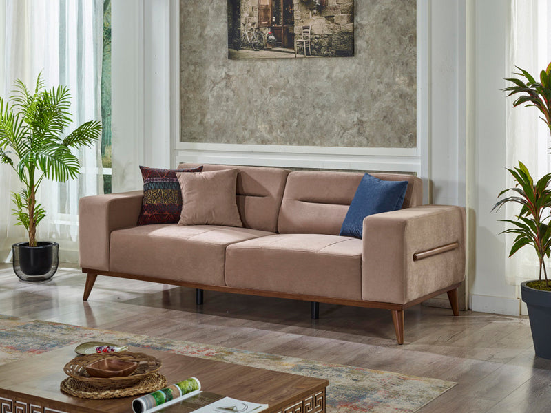Odesa 91" Wide Square Arm Extendable Sofa