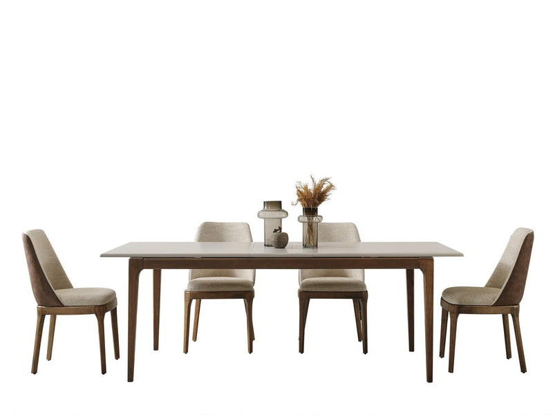 Novoa 6 Person Extendable Dining Room Set