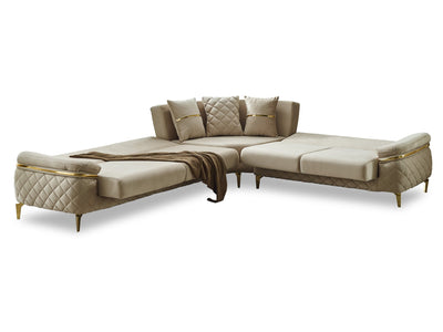 Orlando 127" / 112" Wide Convertible Sectional