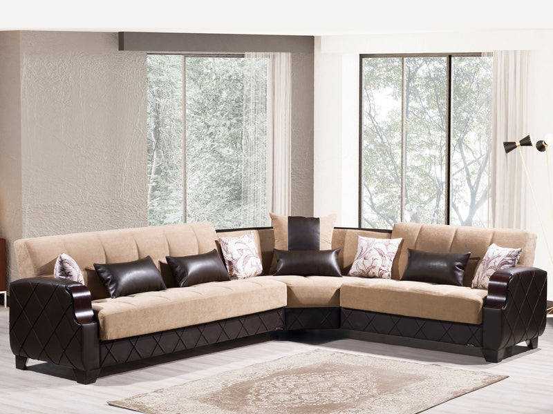 Molina 125" Wide Convertible Sectional