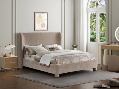 Penny Chenille Platform Bed