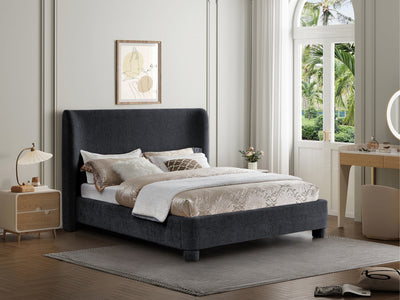 Penny Chenille Platform Bed