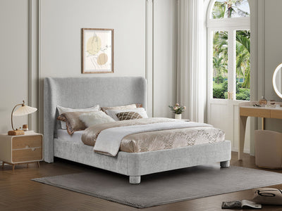 Penny Chenille Platform Bed