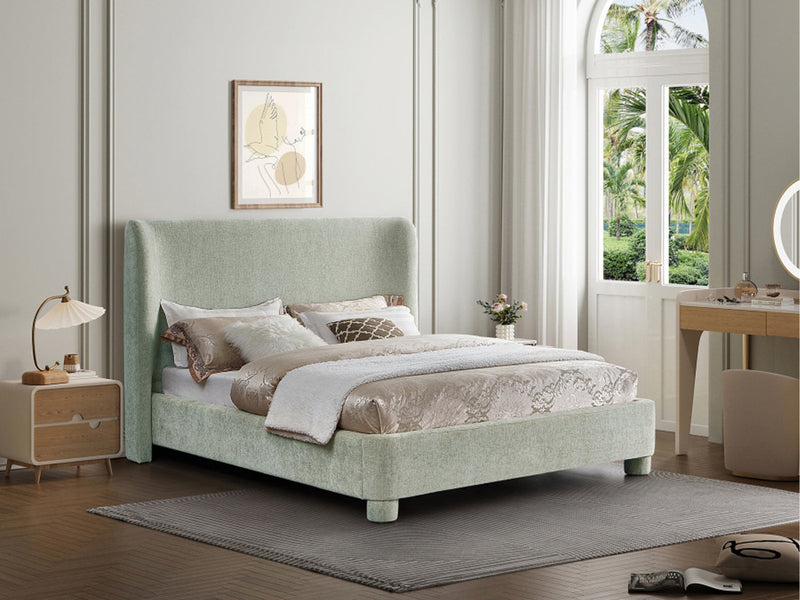 Penny Chenille Platform Bed