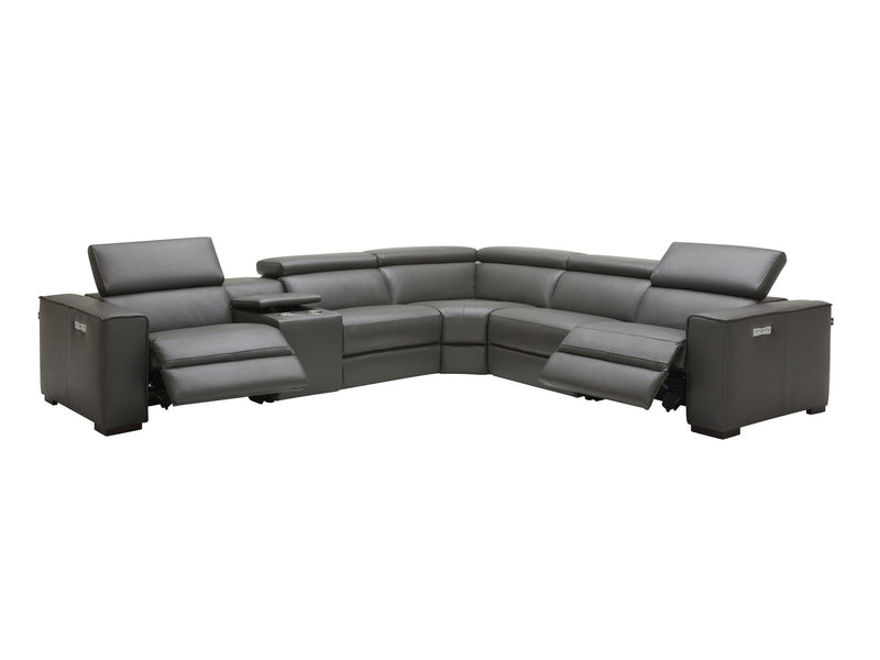 Picaso 138" / 120" Wide Leather Sectional