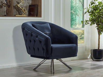 Puzzle 33" Wide Tufted Armchair