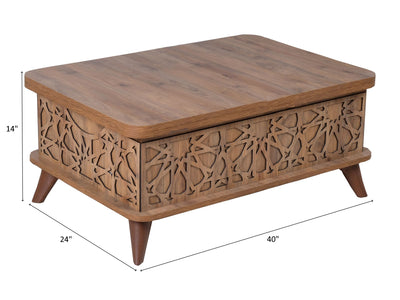 Rio 1002 40" Wide Coffee Table