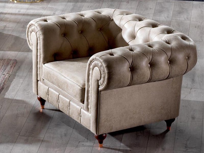 Rixos 31" Wide Rolled Armchair