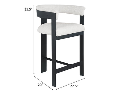 Romeo Boucle Bar Stool (Set of 2)