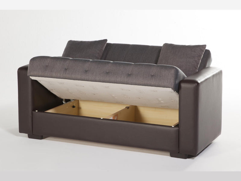 Sidneyhud 63" Wide Convertible Loveseat