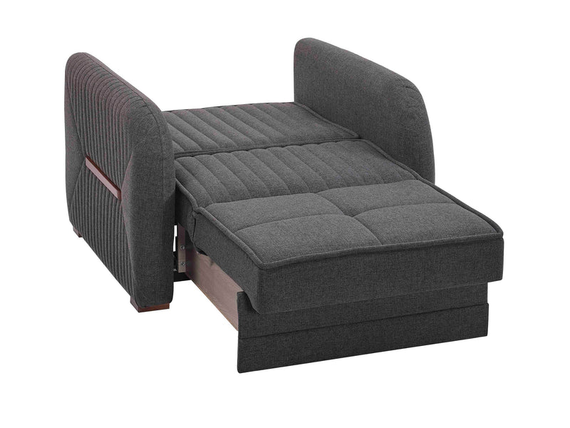 Speedy 42" Wide Chenille Convertible Armchair