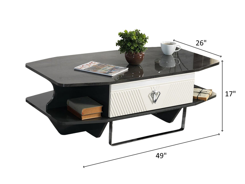 Tokyo 49" Wide Coffee Table