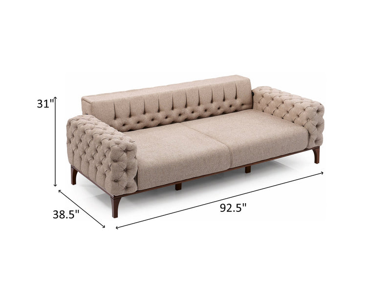 Torontoel 92.5" Wide Extendable Sofa