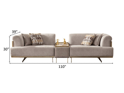 Urla 110" Wide Modular 4 Seater Sofa