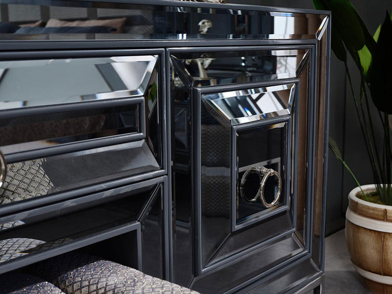 Versace 1 Drawer Dresser With Mirror