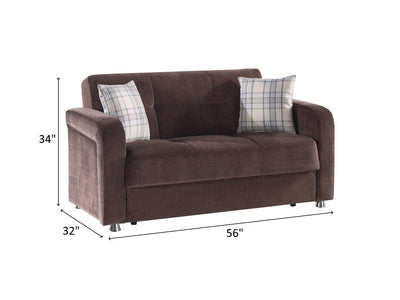 Vision 56" Wide Convertible Loveseat
